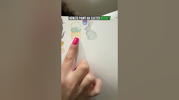 How to Paint an Easter Basket in 18 Sec Tutorial🐣