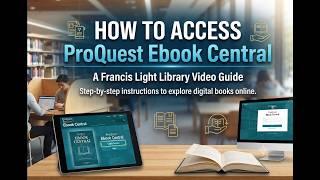 How to Search Ebooks Using ProQuest Ebook Central