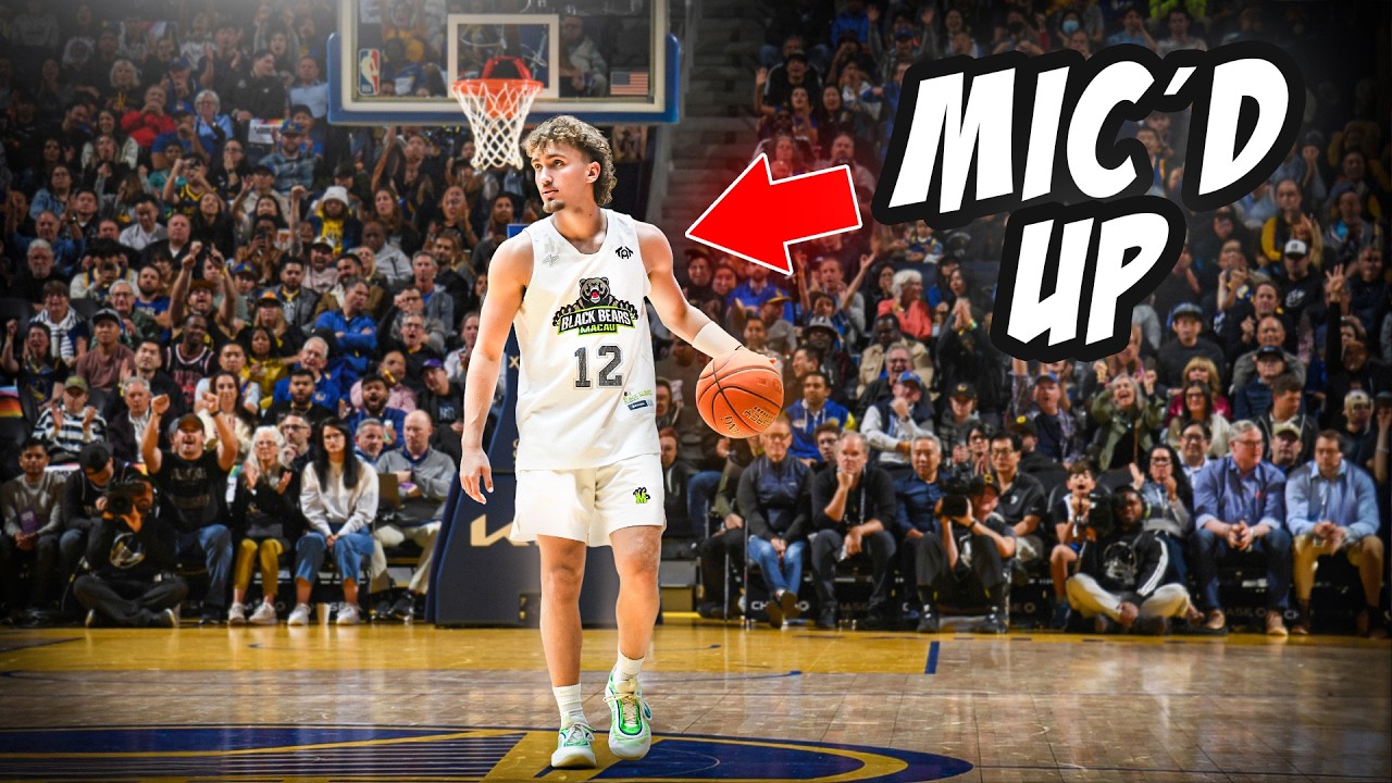 I MIC'D UP IN MY PRO BASKETBALL GAME... AND IT GOT HEATED!