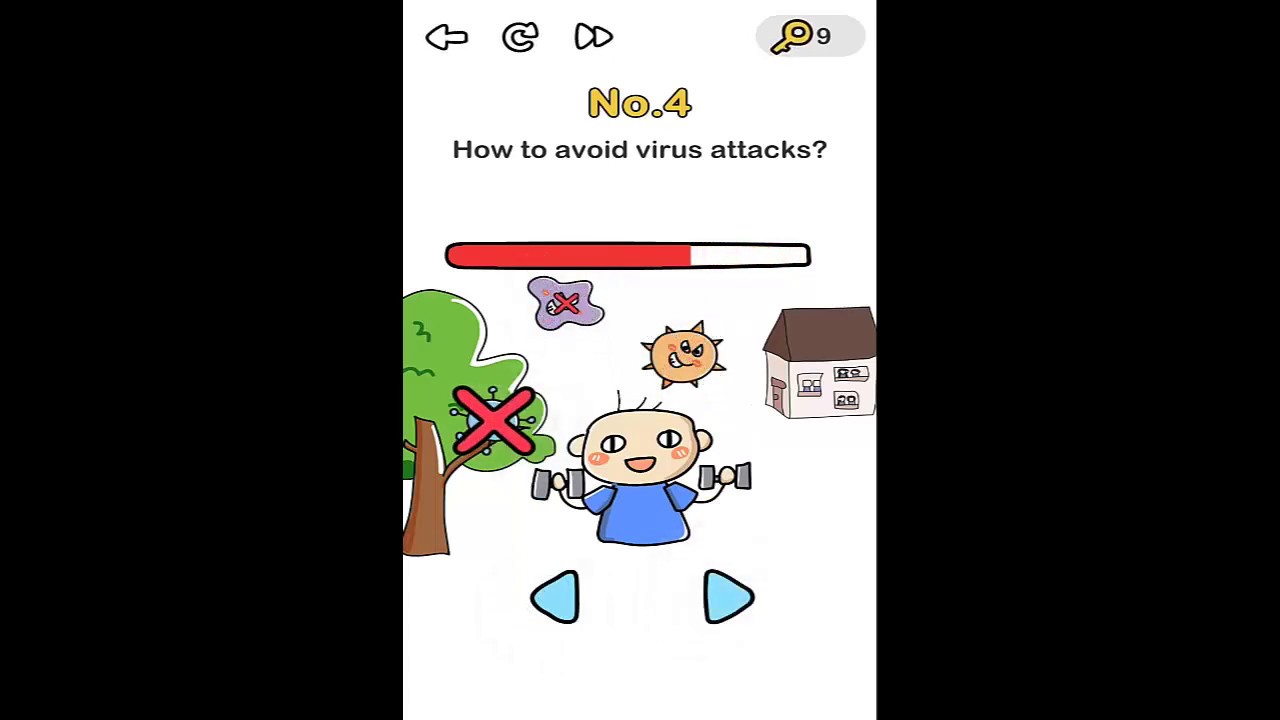 Brain Out – Can you pass it? Beat Virus Level 1 2 3 4 5 6 7 8 9 10 Walkthrough