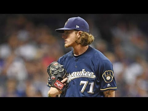Josh Hader - All 2018 Postseson Strikeouts ( Postseason Debut )