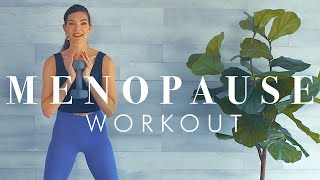 Cardio & Strength HIIT for Women // All Standing Workout with Dumbbells for Menopause!