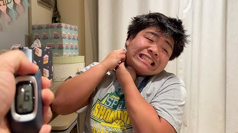 TESTING A DOG SHOCK COLLAR ON A HUMAN