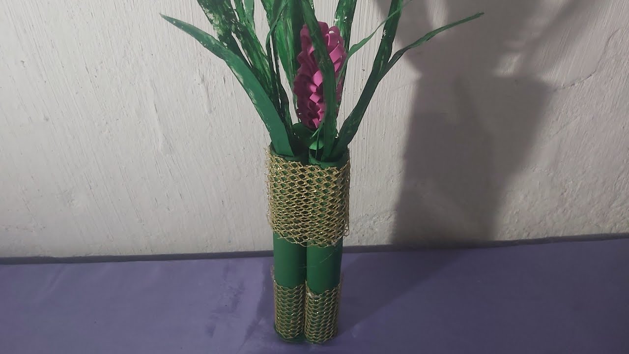 IDÉIA COM ROLOS DE PAPEL ALUMÍNIO