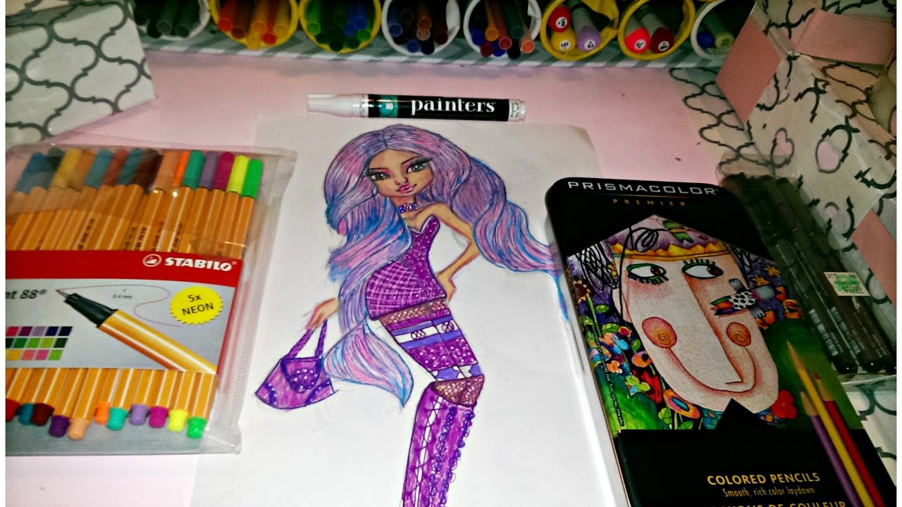 How To Draw Cute Girl With Long And Beautiful Hair