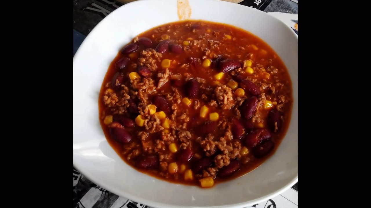 LassKochen #001 Chilli Con Carne wie ich es mag - YouTube