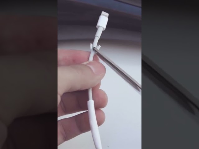 Probably, The Best Way to Fix Fried Lighting Cable #howto #apple