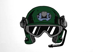 How to Draw TACTICAL ARMY HELMET
