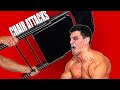 Metal Chairs VS My Face Experiment *POSSIBLE CONCUSSION* | Bodybuilder VS Crazy WWE Chair Shots