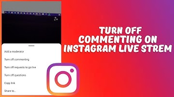 How To Disable Instgaram Live Comments