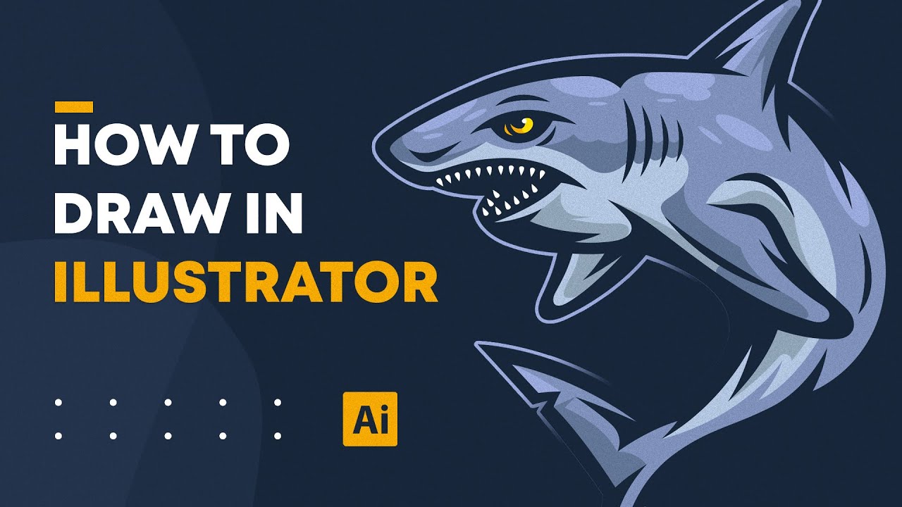 How to Draw in Illustrator - From Sketch to Vector - YouTube