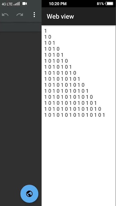 Number pattern using nested for loop in javascript || By user input ...