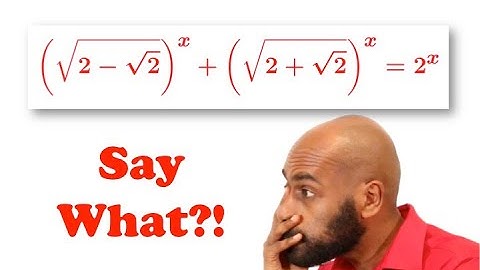 Exponential Equation: Say What?!?