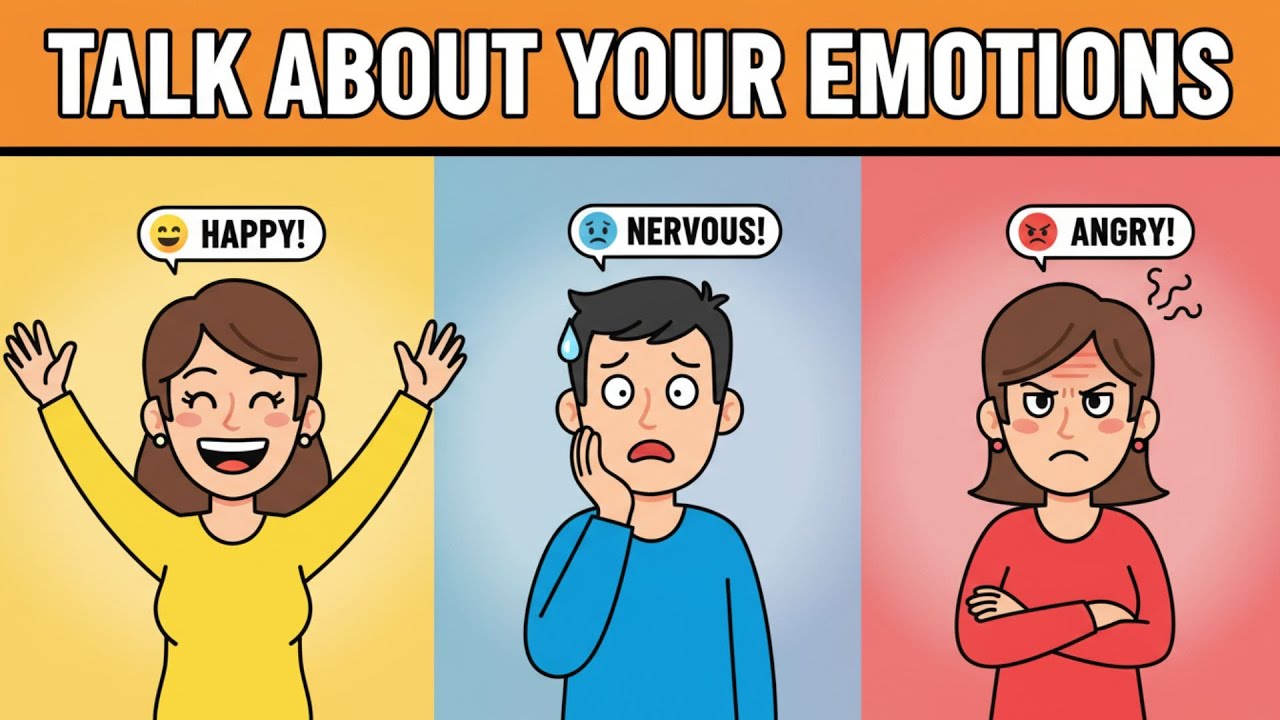 Как говорить о своих эмоциях на английском языке | Я чувствую себя счастливым, грустным, злым, не...