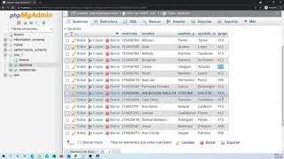 Consultas en una base de datos usando sentencias DML