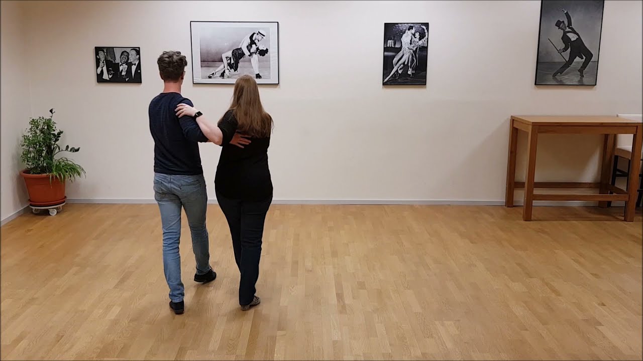 Tango gelaufene Promenade aus Wischer