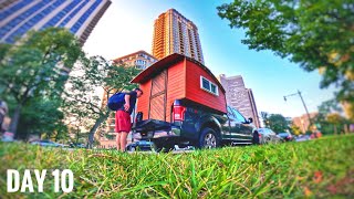 Truck Camping overnight in Downtown Chicago