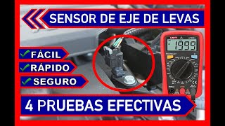 ☑ Como PROBAR SENSOR De ARBOL De LEVAS Con Multimetro 4 PRUEBAS DEFINITIVAS GUÍA COMPLETA