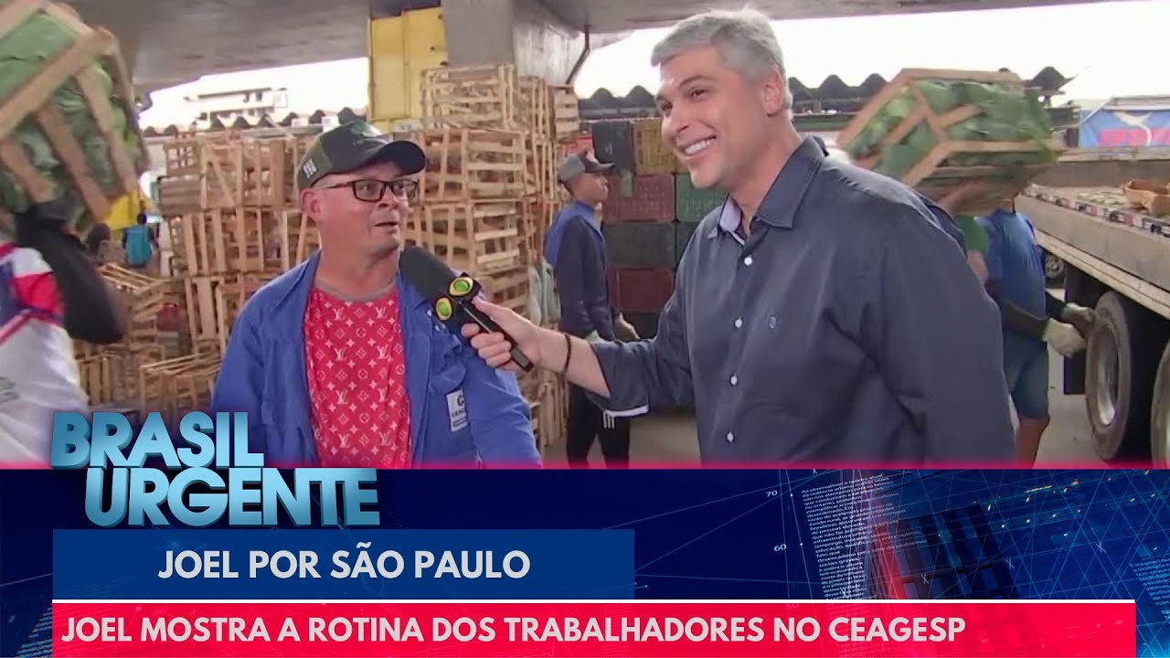Joel mostra a rotina dos trabalhadores no CEAGESP | Jornal da Band