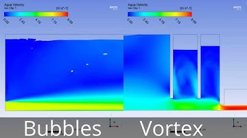 🥇 ANSYS CFX - Vortex and Bubbles - CFD Simulation