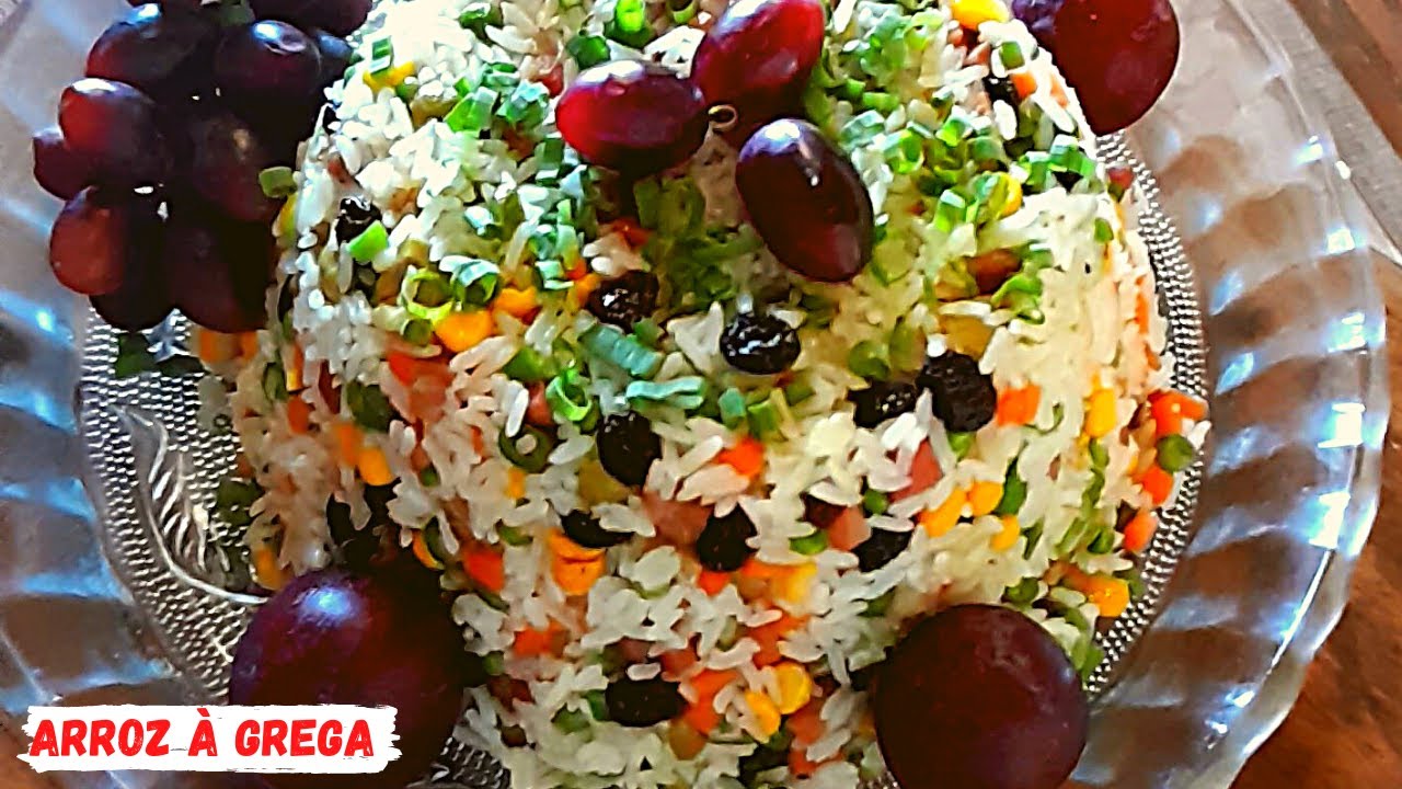 COMO FAZER ARROZ A GREGA COLORIDO E SABOROSO PARA SUA FESTA  !!