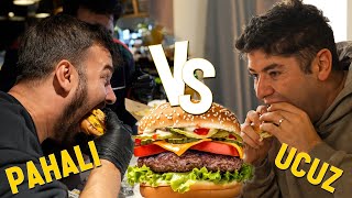 EN UCUZ VS EN PAHALI HAMBURGER !