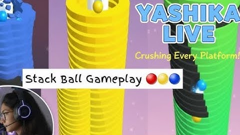 ODDLY SATISFYING Stack Ball #StackBall #live #ASMR #live #crushing #games #entertainment #livestream