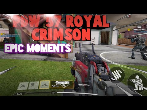 Pdw 57 Royal Crimson Epic Kills Call Of Duty Mobile Domination Youtube