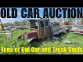 Finding Rusty Treasure Deals in a HUGE Ranch Sale Auction Filled with Valuable Old Cars and Trucks