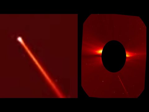 UFO Shoots Into Sun! Will It Emerge? Hollow Sun Theory? Oct 22, 2020, UFO Sighting News.