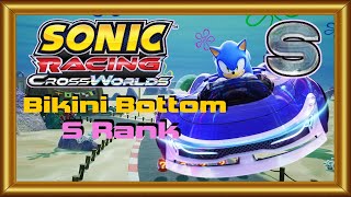【SRCW】Sonic Racing: CrossWorlds - Bikini Bottom - S Rank (Super Sonic Speed) screenshot 1