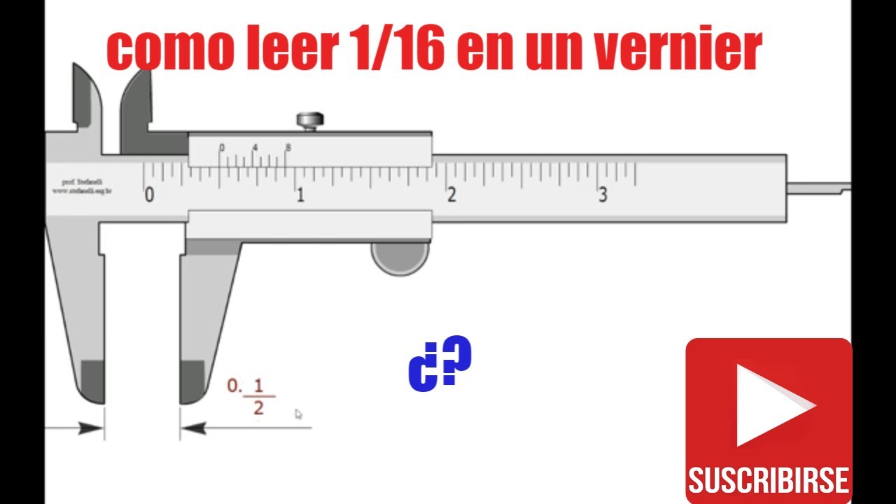 COMO LEER EL PIE DE REY EN PULGADAS HASTA 1/16 TUTORIALES SIMRE YouTube