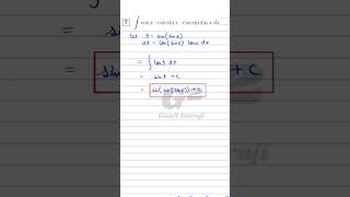 Integration questions solutions #calculus #class11Maths #class12Maths #cbsemaths #jeepreparation