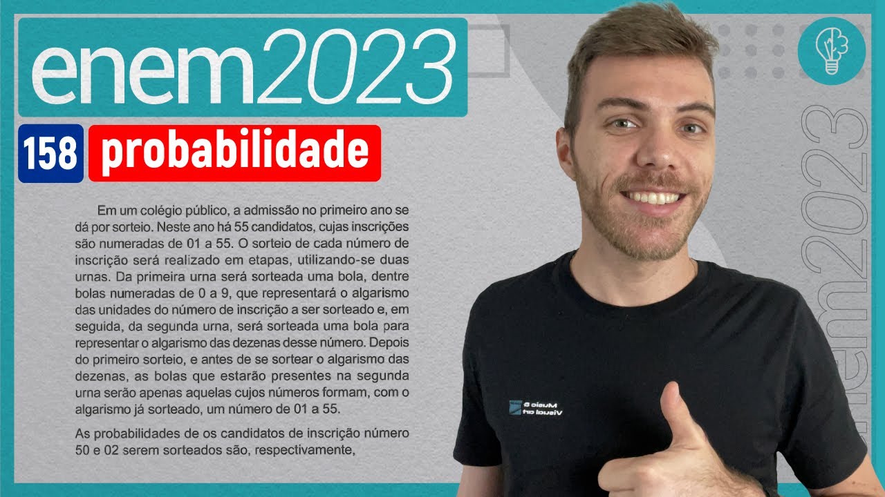 ENEM 2023 - Em um colégio público, a admissão no primeiro ano se dá por ...