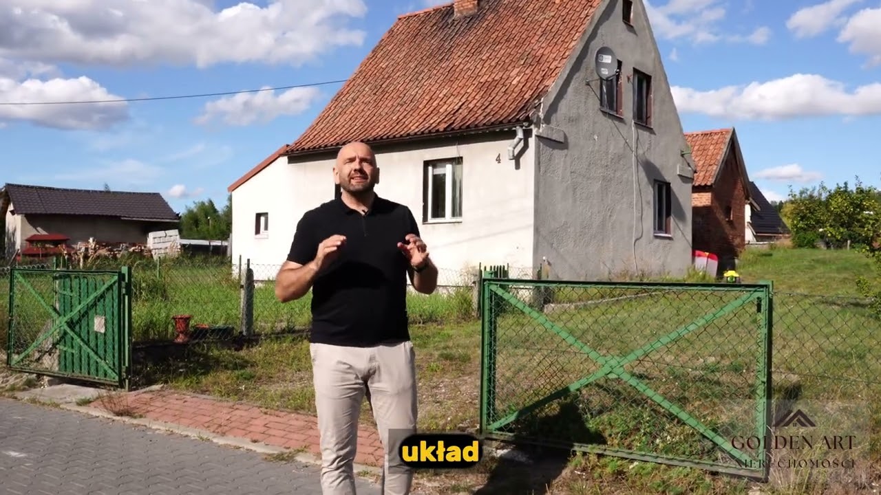 DOM Z DZIAŁKĄ DLA RODZINY.  RYJEWO, UL. POLNA 4 .  NA SPRZEDAŻ