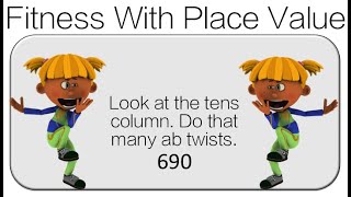 Grade 4 and Grade 5 Fitness With Place Value: Active Math Games: Math Brain Breaks and DPA