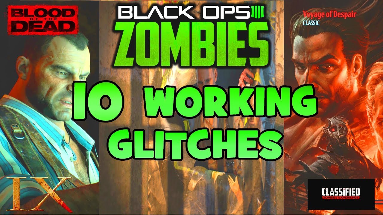 Black Ops 4 Zombie Glitches - 10 Working Zombie Glitches (ALL MAPS) - BO4 Zombies Glitches