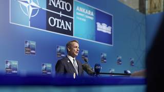 Δηλώσεις Κυριάκου Μητσοτάκη κατά την άφιξή του στη Σύνοδο Κορυφής του ΝΑΤΟ, στην Άγκυρα
