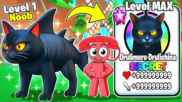 Unlocking MAX LEVEL OP SECRET Drulimero Drulichina Brainrot Evolution