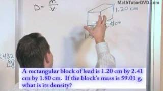 Density in Chemistry - Practice Problem