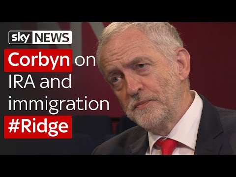 Jeremy Corbyn on the IRA and immigration: Full interview on #Ridge