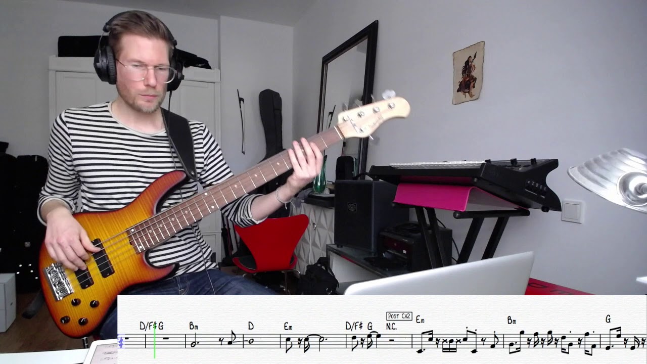 Don't Start Now - Pomplamoose Bass Transcription - Sadowsky Satin Deluxe - Robert Schulenburg
