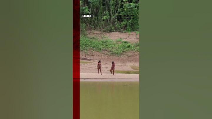 Rare sighting of uncontacted indigenous people in Peru. #Tribes #Peru #BBCNews