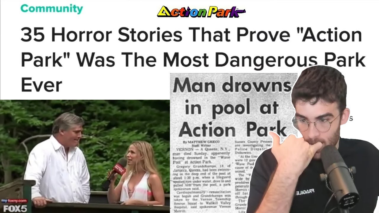 ХасанАби открыл бывший аквапарк INSANE в Нью-Джерси (парк развлечений)