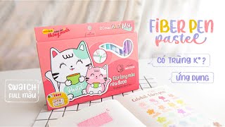 Review Bộ 20 Fiber Pen Pastel Colokit // Happy Hidari