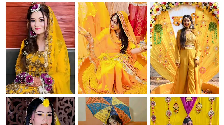 Haldi Look 2025 | Haldi Outfits Ideas 2025 | Trendy Haldi Dresses #haldioutfit​ #fashiontrends​