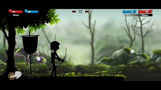 Archer Stickman battle In forest screenshot 5