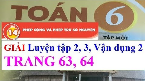 Giải bài tập toán 6 sgk trang 64 tập 2 năm 2024