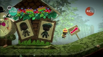 Little Big Planet Walkthrough - The Gardens - First Steps (Part 1)
