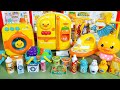 Satisfying with unboxing cute refrigerator laundry set kitchen cooking toys review  asmr